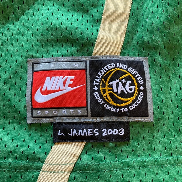 Vintage Nike Lebron James Irish high school jersey size medium - Picture 3 of 4